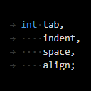 Tab-Indent Space-Align